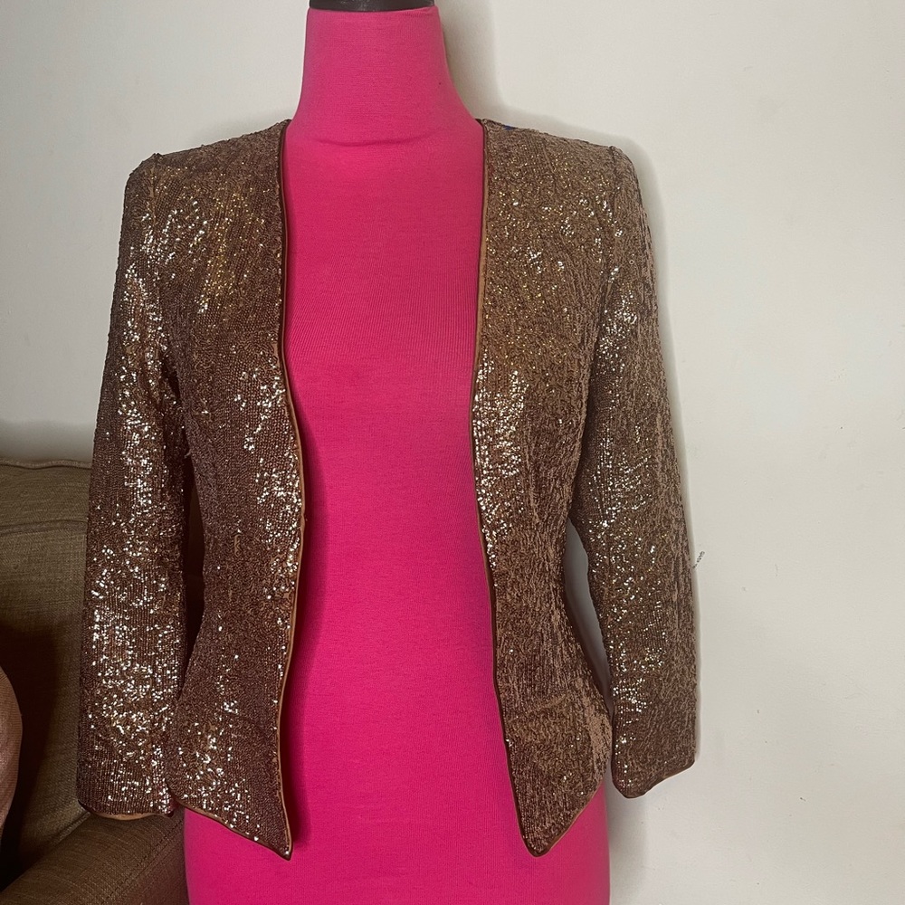 Copper Sequence Blazer